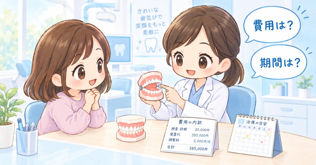 大人の歯並び治療|費用や生活への影響など気になる疑問をQ&A解説