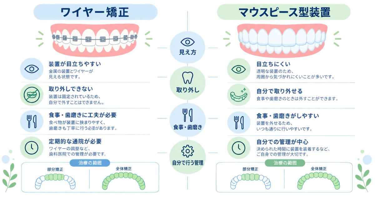 装置の違いを、見た目・負担・毎日の手入れから考える